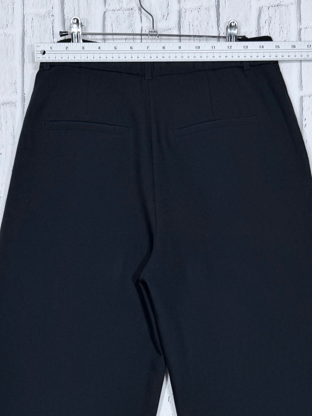 🖤 Abercrombie & Fitch Sloane Tailored Wide Leg Pants Black 29/8L - Picture 5 of 7